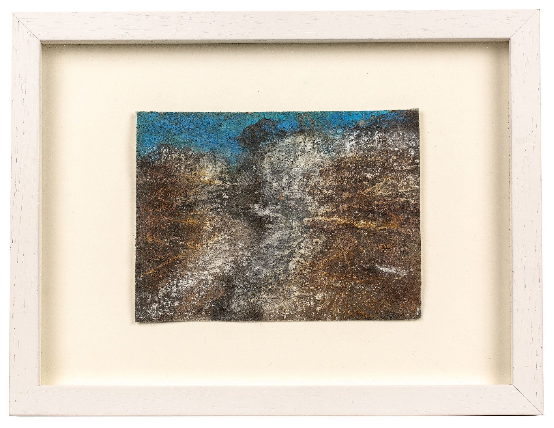 Terry Setch (b.1936) Penarth Cliff, Landslip, May 2014 signed, titled, and dated (to reverse) oil on - Bild 2 aus 3