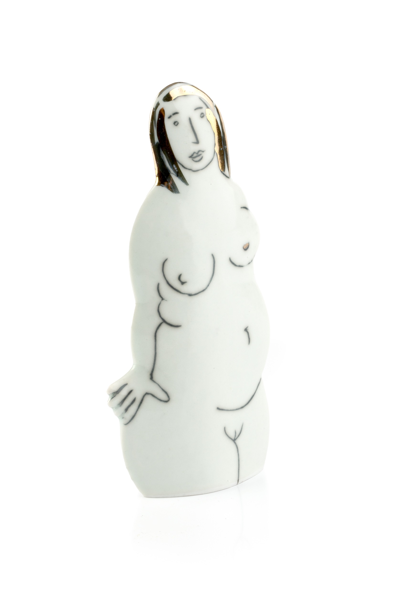 Jude Jelfs (b.1950) Jean figure signed and titled 17cm high.