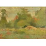 Victor Pasmore (1908-1998) Field and Trees, circa 1937 signed with initials (lower right), with