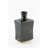 William 'Bill' Marshall (1923-2007) Bottle vase tenmoku two impressed potter's seals 21.5cm high.