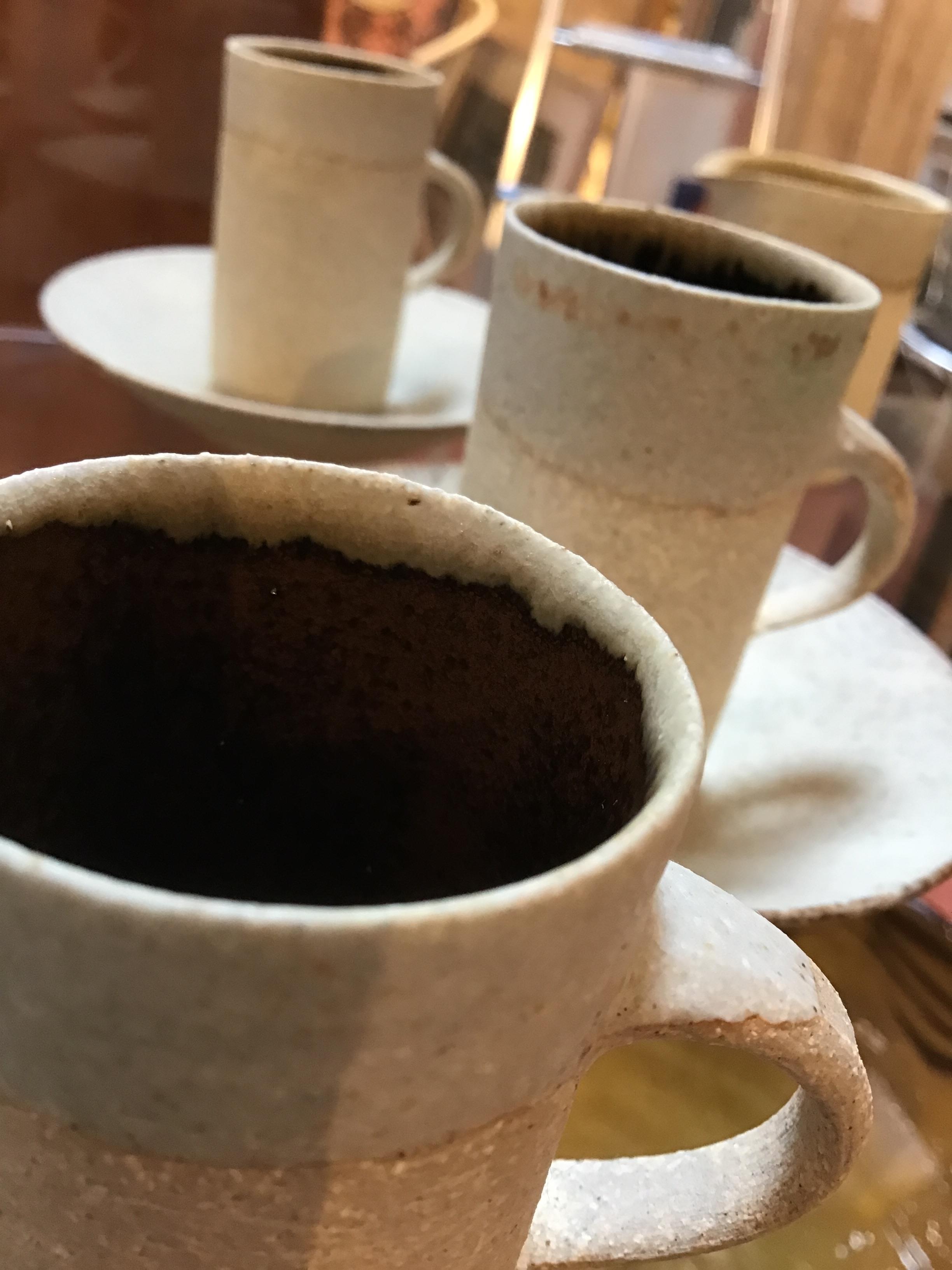 Ruth Duckworth (1919-2009) Coffee set stoneware, with pale glaze comprising 20 pieces in total pot - Image 6 of 11