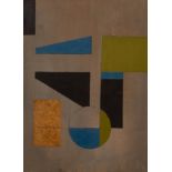 George Dannatt (1915-2009) Composition on a Buff Ground, 1994 signed, dated, and titled (to reverse)