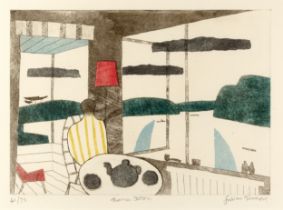 Julian Trevelyan (1910-1988) Thames Ditton, 1969 41/75, signed, titled, and numbered in pencil (in