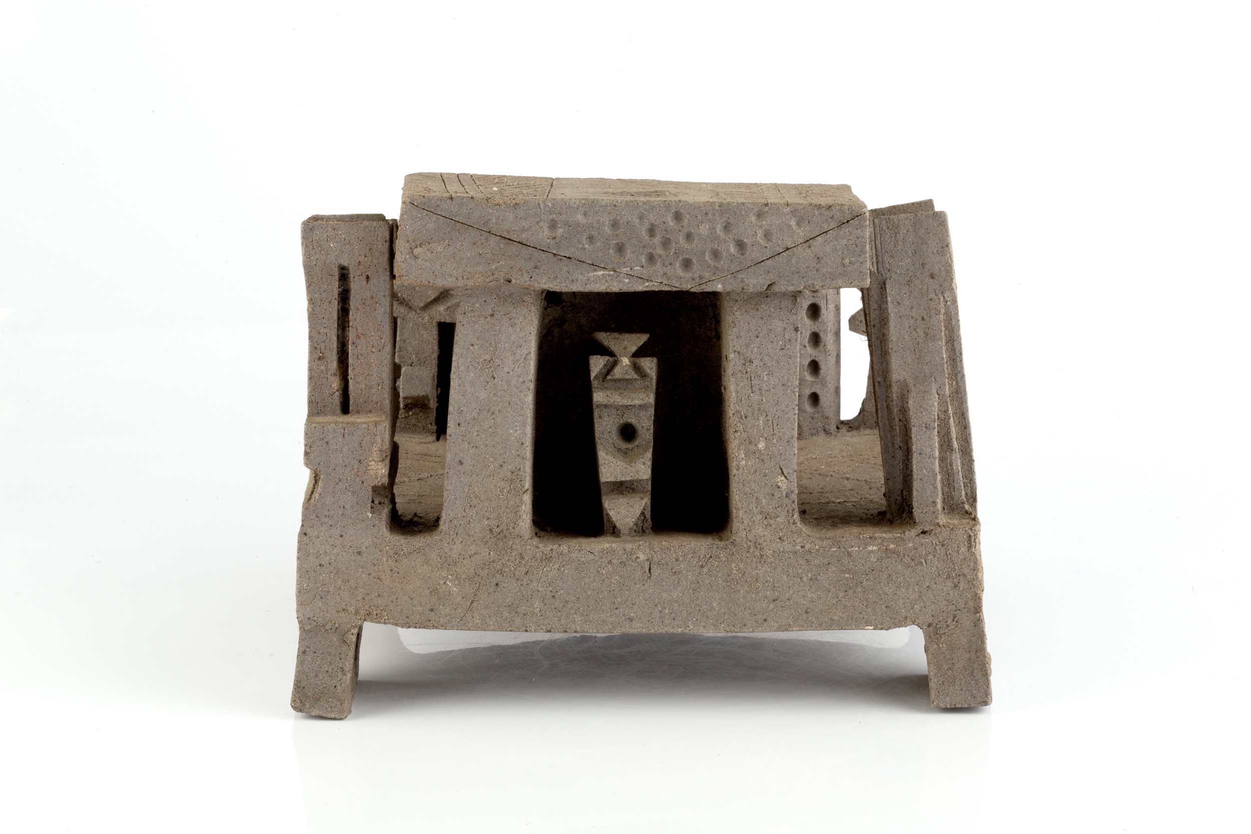 Ian Godfrey (1942-1992) Altar stoneware 17cm high, 22cm wide. - Image 2 of 4