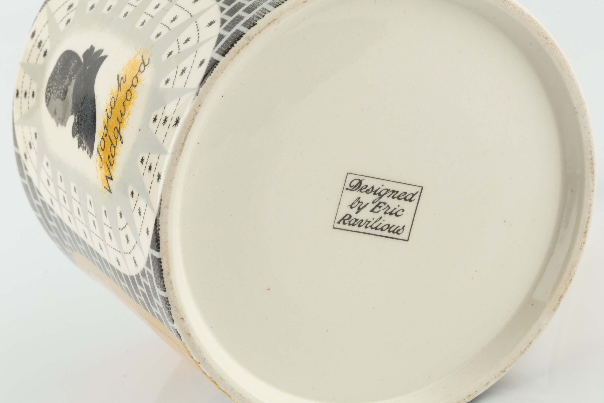 Eric Ravilious (1903-1942) for Wedgwood Barlaston mug, 1940 printed marks to the underside 10.5cm - Image 2 of 3