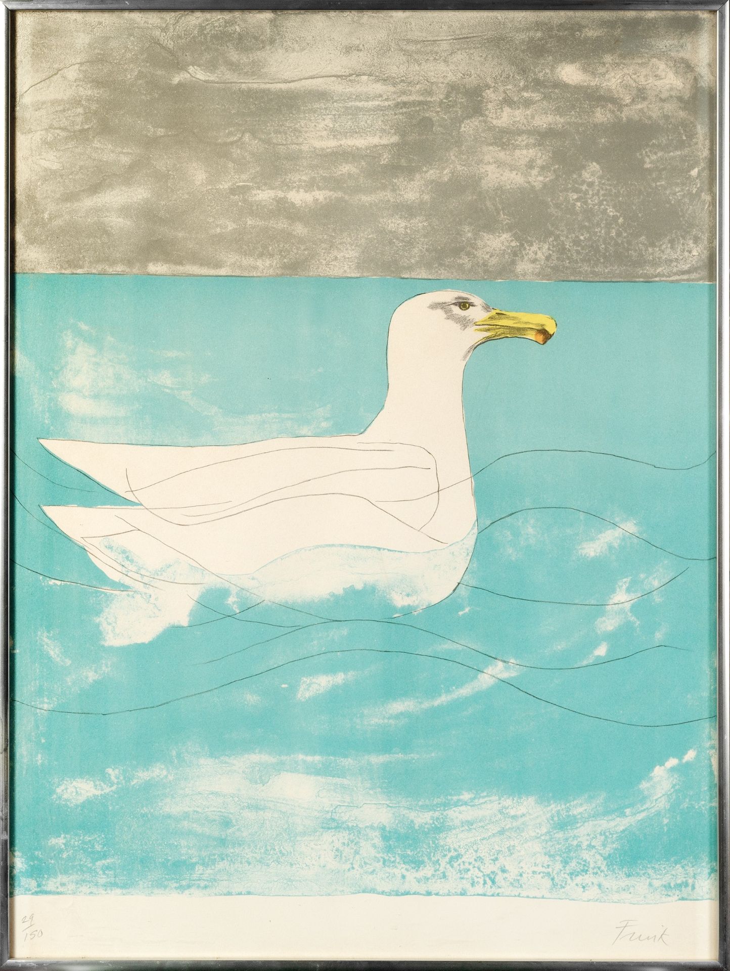 Elisabeth Frink (1930-1993) Herring Gull (Wiseman 88), 1974 29/150, signed and numbered in pencil ( - Bild 2 aus 3