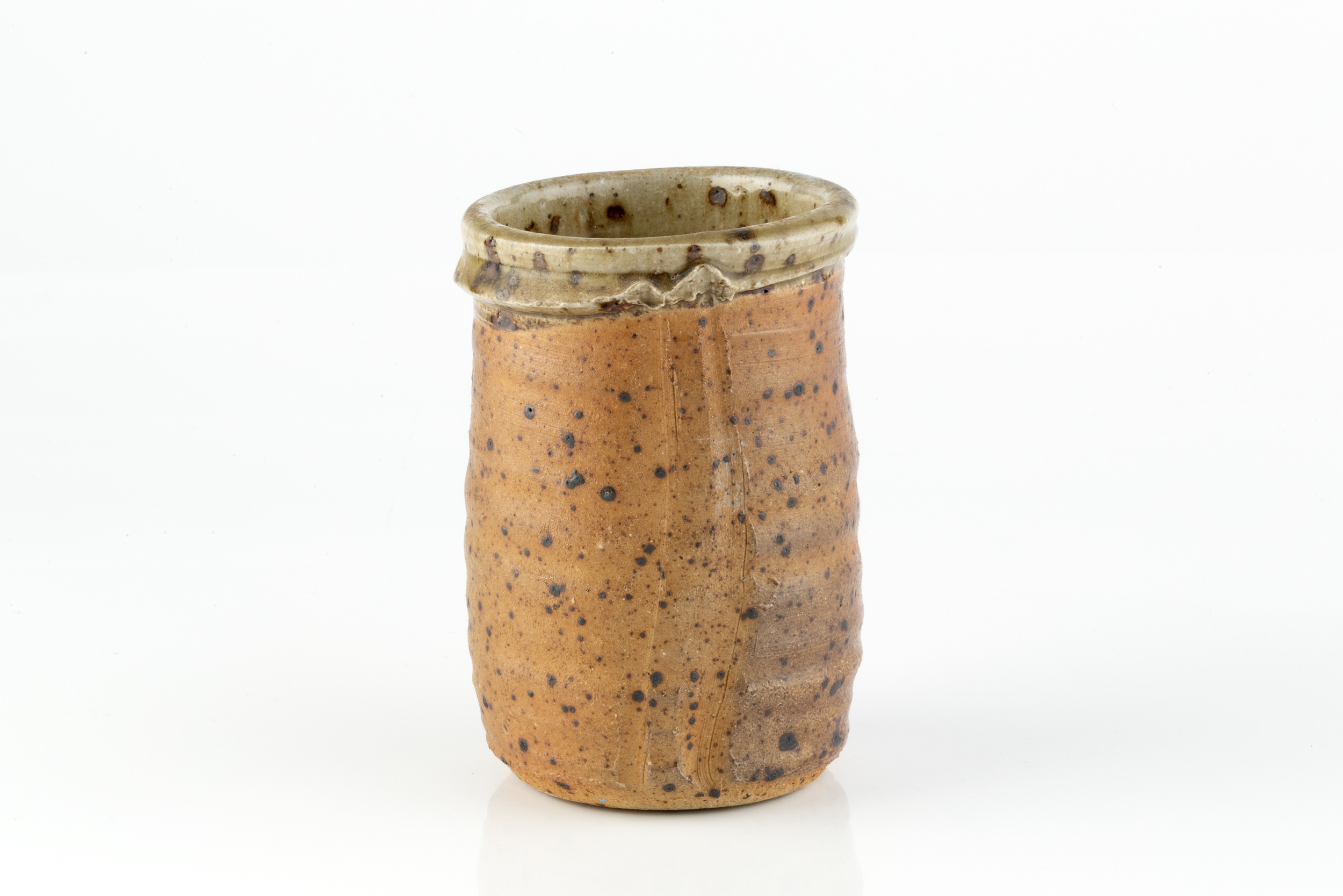 Colin Kellam (b.1942) Brush pot stoneware impressed potter's seal 14cm high. - Image 2 of 3