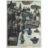 Julian Trevelyan (1910-1988) Holy Ganges, 1968 from the suite India artist's proof, signed and