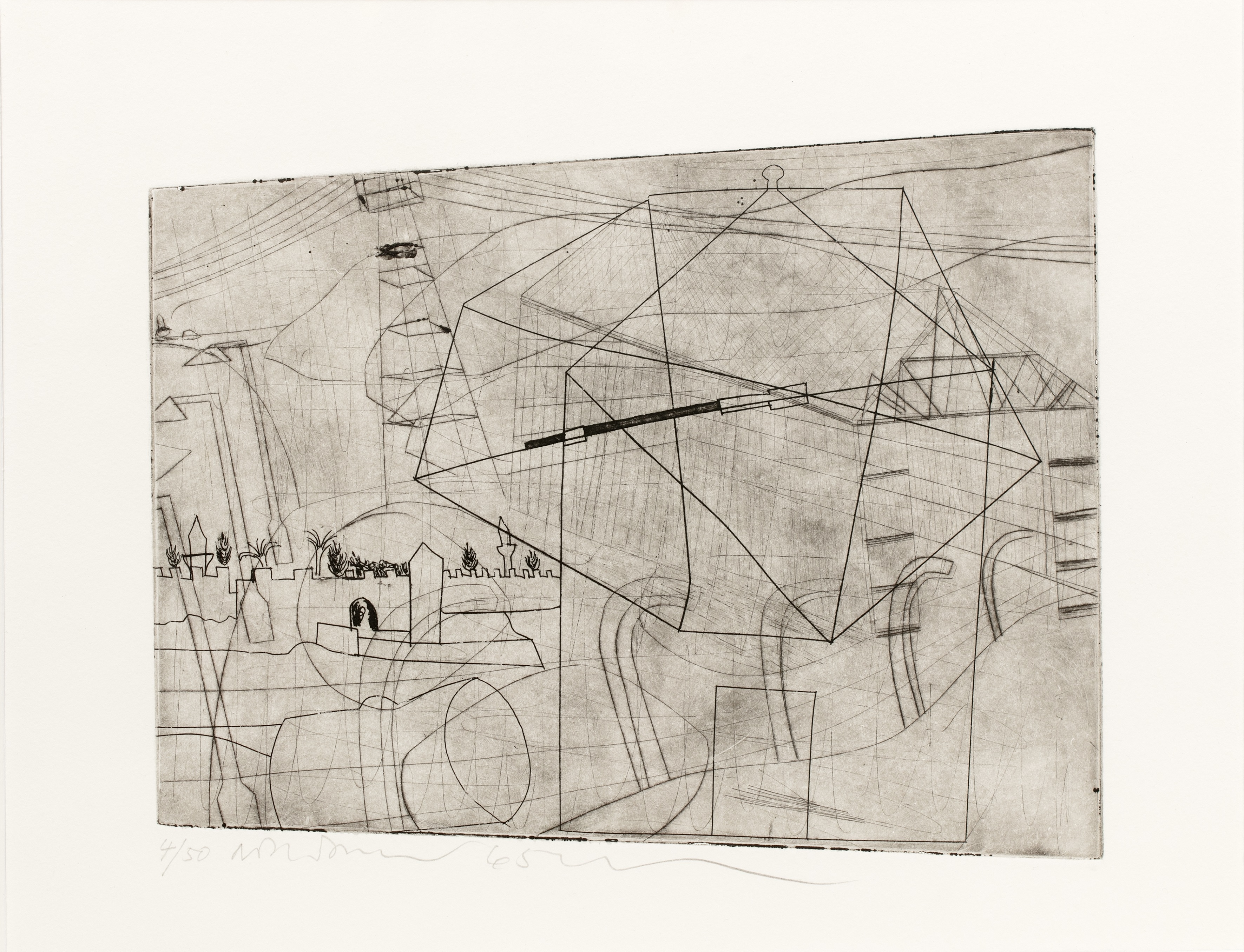 Ben Nicholson (1894-1982) Moonshine,1965/6 4/50, signed and numbered in pencil (in the margin)