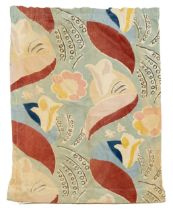 Duncan Grant (1885-1978) Queen Mary furnishing fabric, designed in 1935 82 x 58cm.