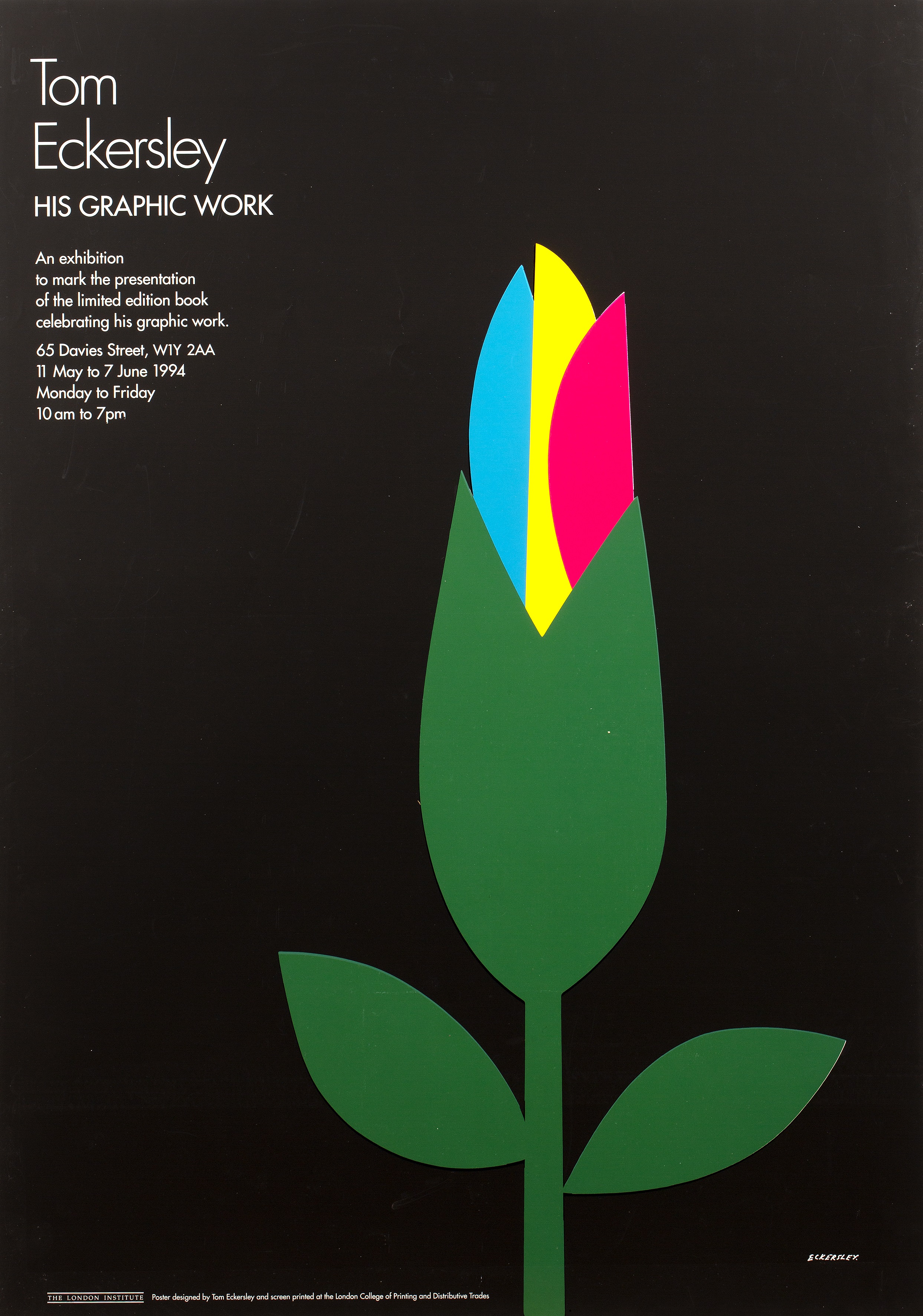 Tom Eckersley (1914-1997) His Graphic Work two lithograph posters designed for the London - Image 2 of 2