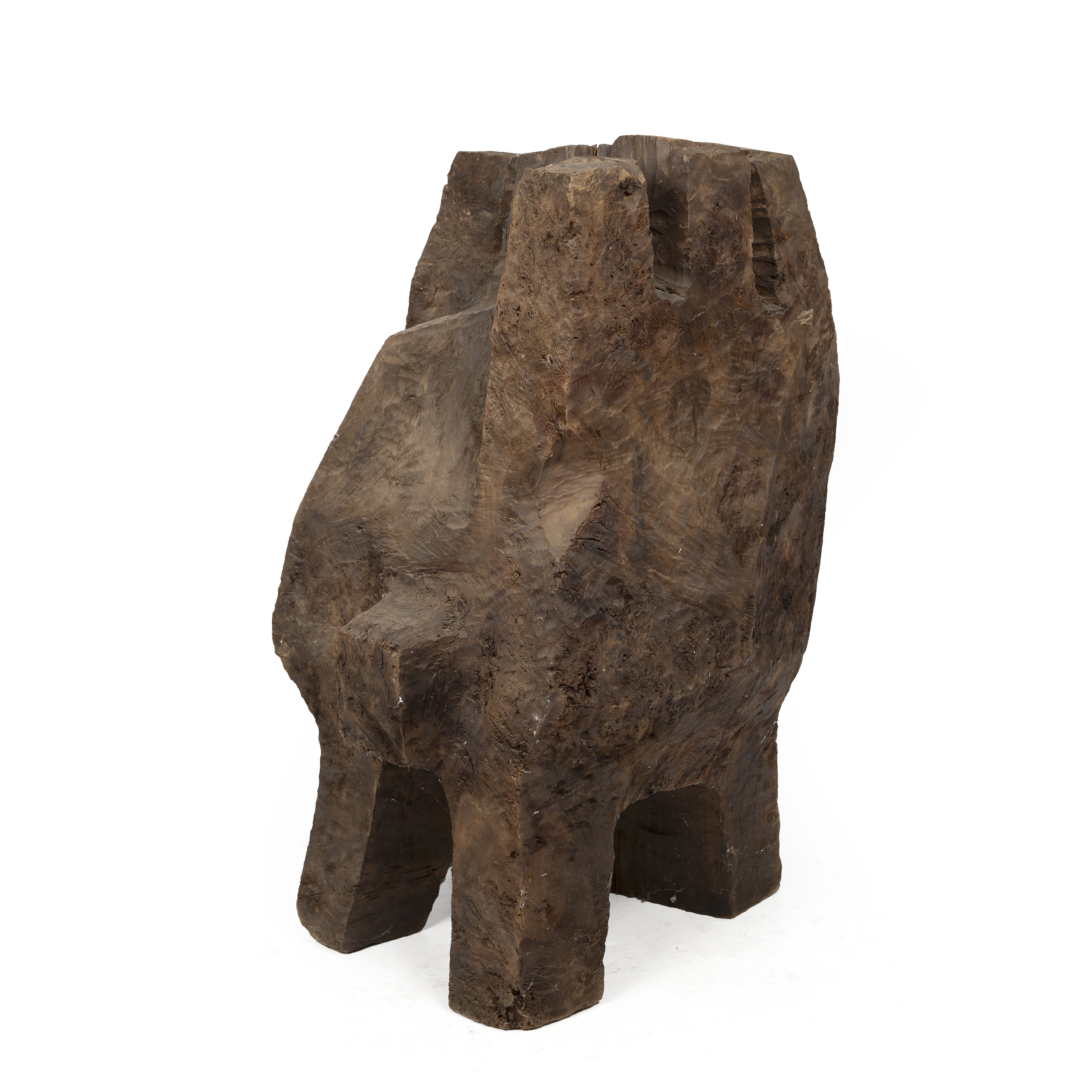 Branko Ružić (1919-1997) Il Gruppo Doppio,1966 signed carved wood 89cm high. Provenance: The - Image 2 of 4