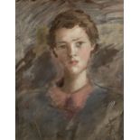 Adrian Daintrey (1902-1988) Portrait of a Girl inscribed (to reverse) oil on canvas 49 x 40cm.