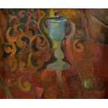 Duncan Grant (1885-1978) The Blue Cup, 1919 signed and dated (to reverse) oil on canvas 45 x 54cm.