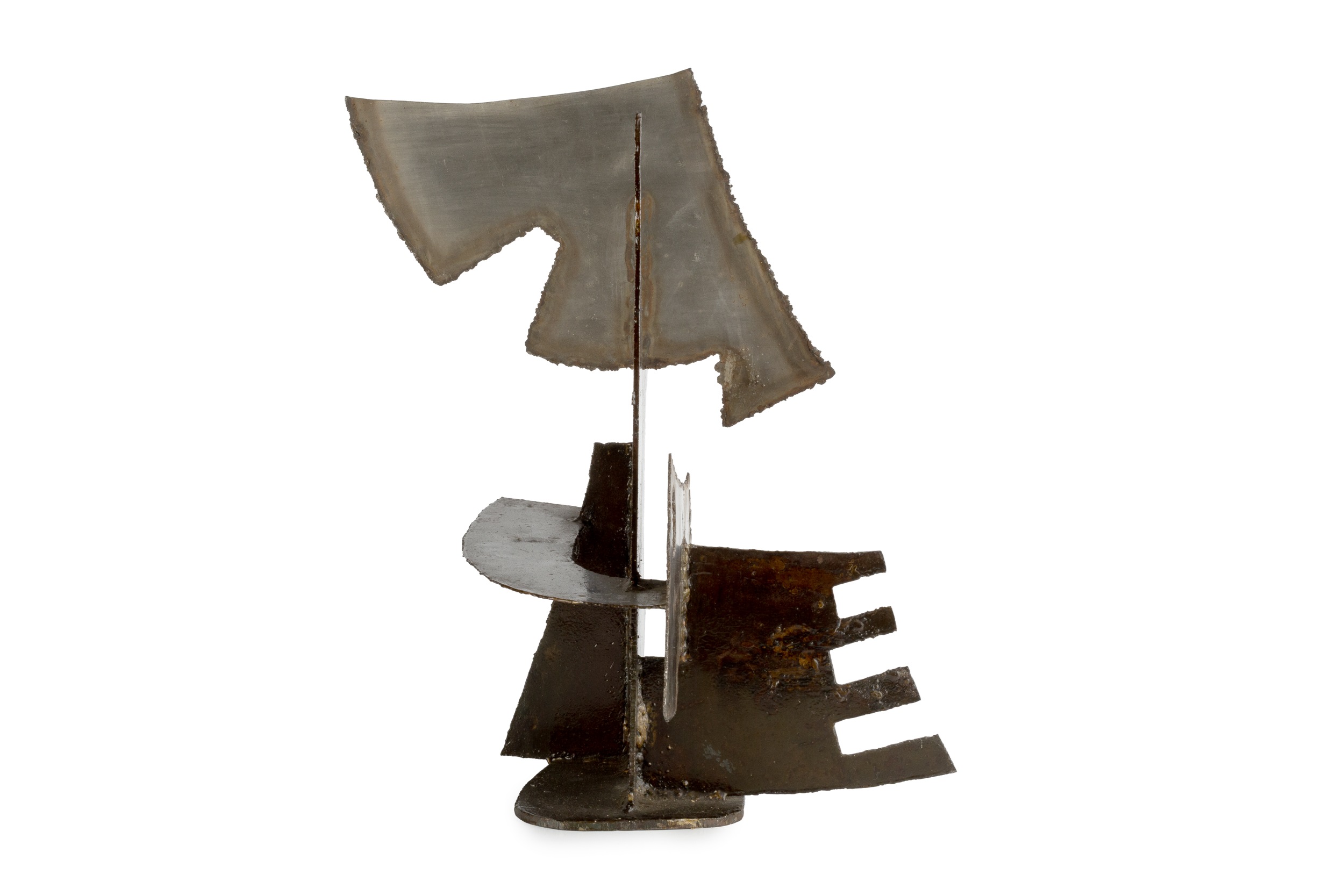 Berto Lardéra (1911-1989) Untitled, circa 1970 steel and iron welded sculpture 57cm high, 52cm wide. - Image 4 of 5