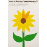 Tom Eckersley (1914-1997) Three posters for the National Business Calendar Awards 1989, 1991, and