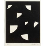 Terry Frost (1915-2003) Variations (White on Black), 1973 10/40, signed, dated, and numbered in