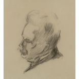 William Orpen (1878-1931) Portrait of Harold Spender pencil on paper 9.5 x 8.5cm. Provenance: The