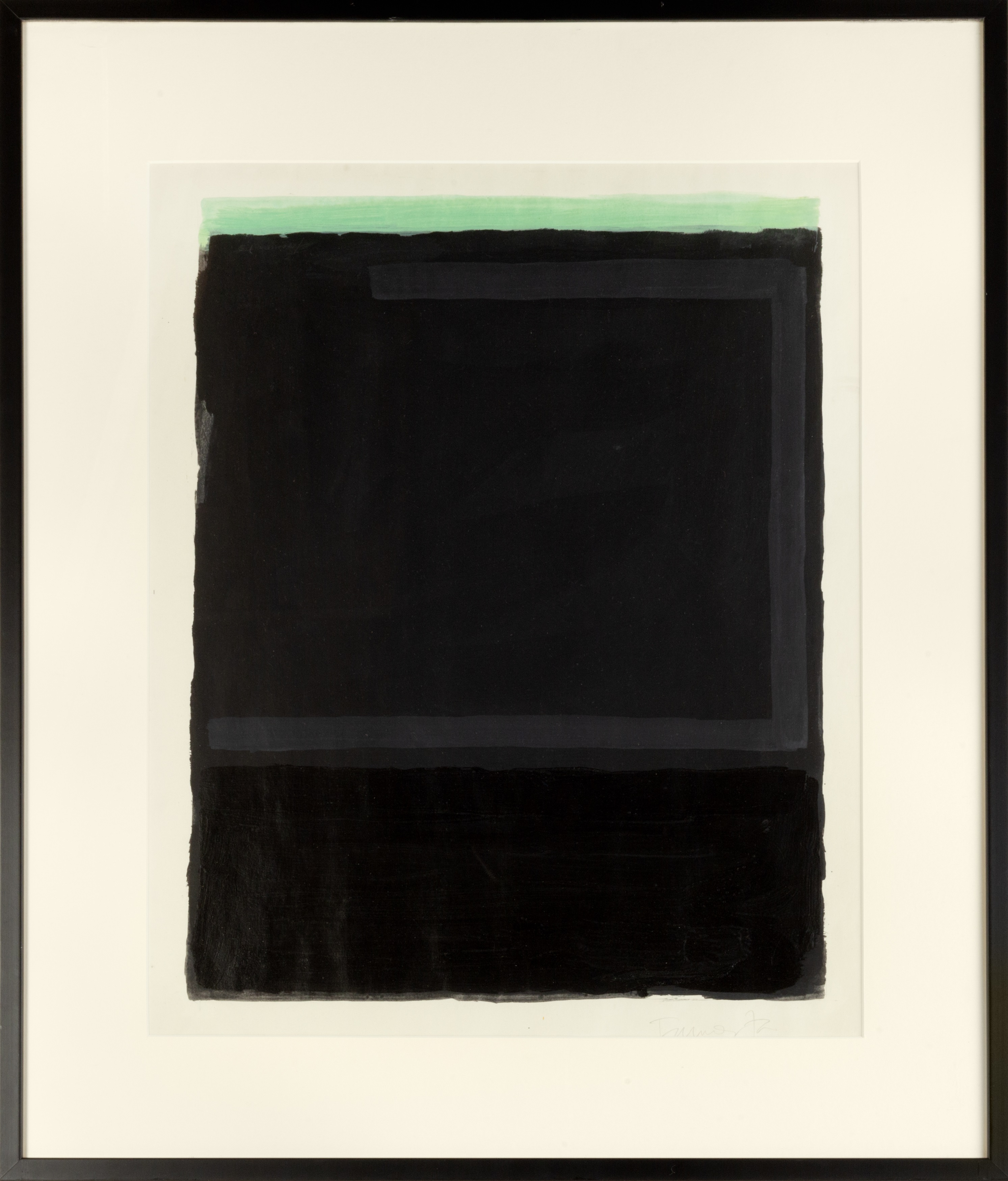 Bernard Farmer (1919-2002) Homage to Mark Rothko, 1975 signed and dated in pencil (lower right) - Image 2 of 3