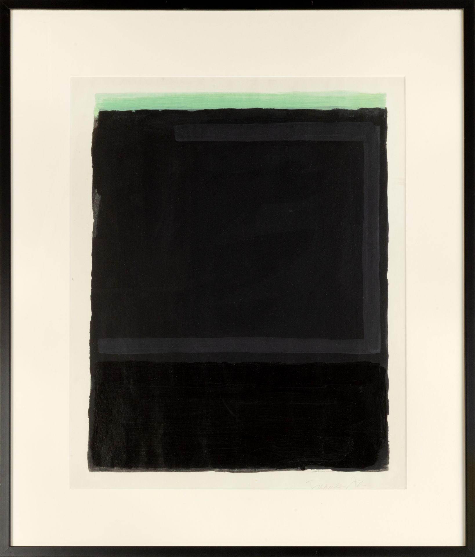 Bernard Farmer (1919-2002) Homage to Mark Rothko, 1975 signed and dated in pencil (lower right) - Bild 2 aus 3