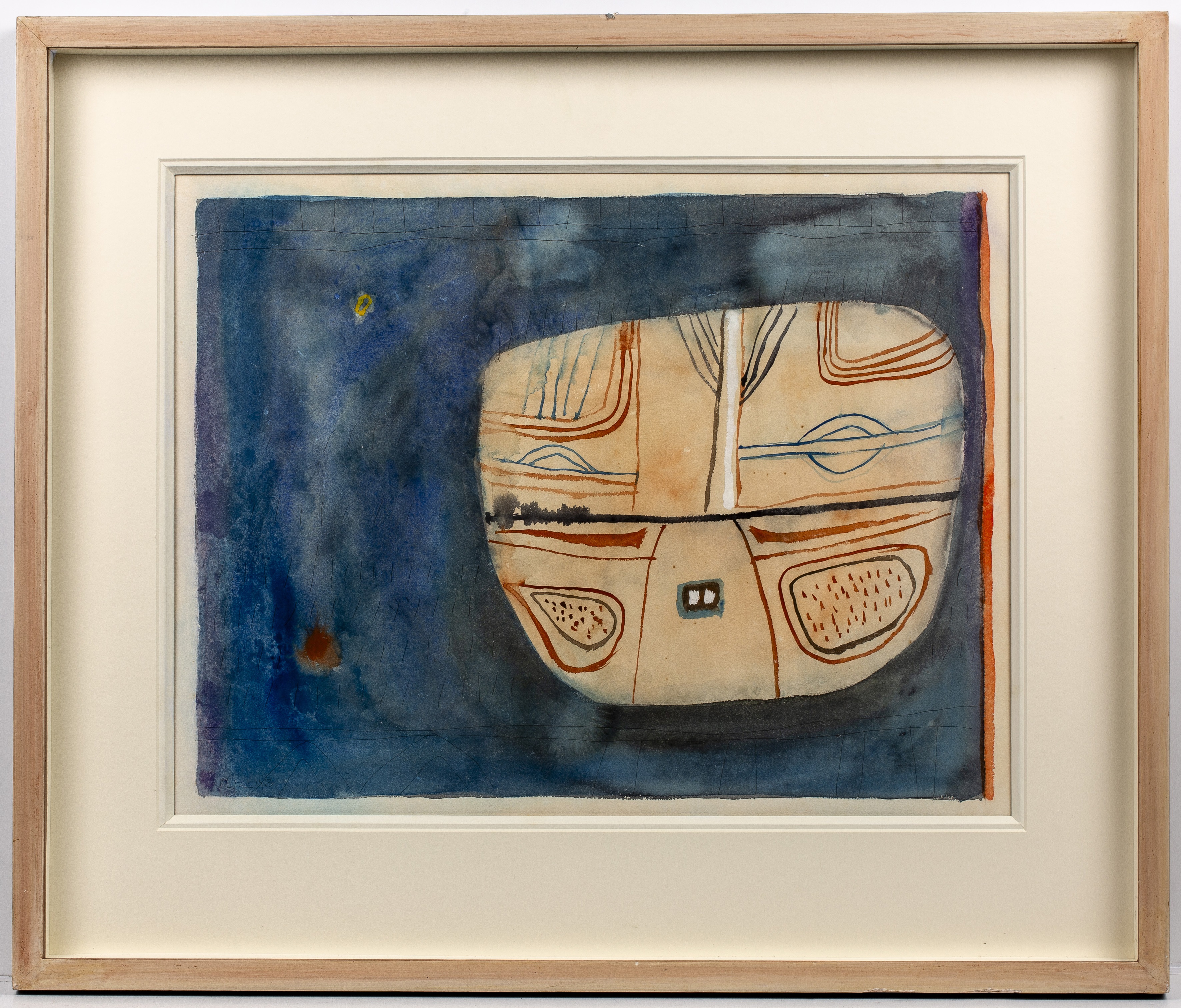 Martin Bradley (b.1931) Untitled, 1963 signed and dated (lower left) watercolour 44 x 58cm. - Image 3 of 3