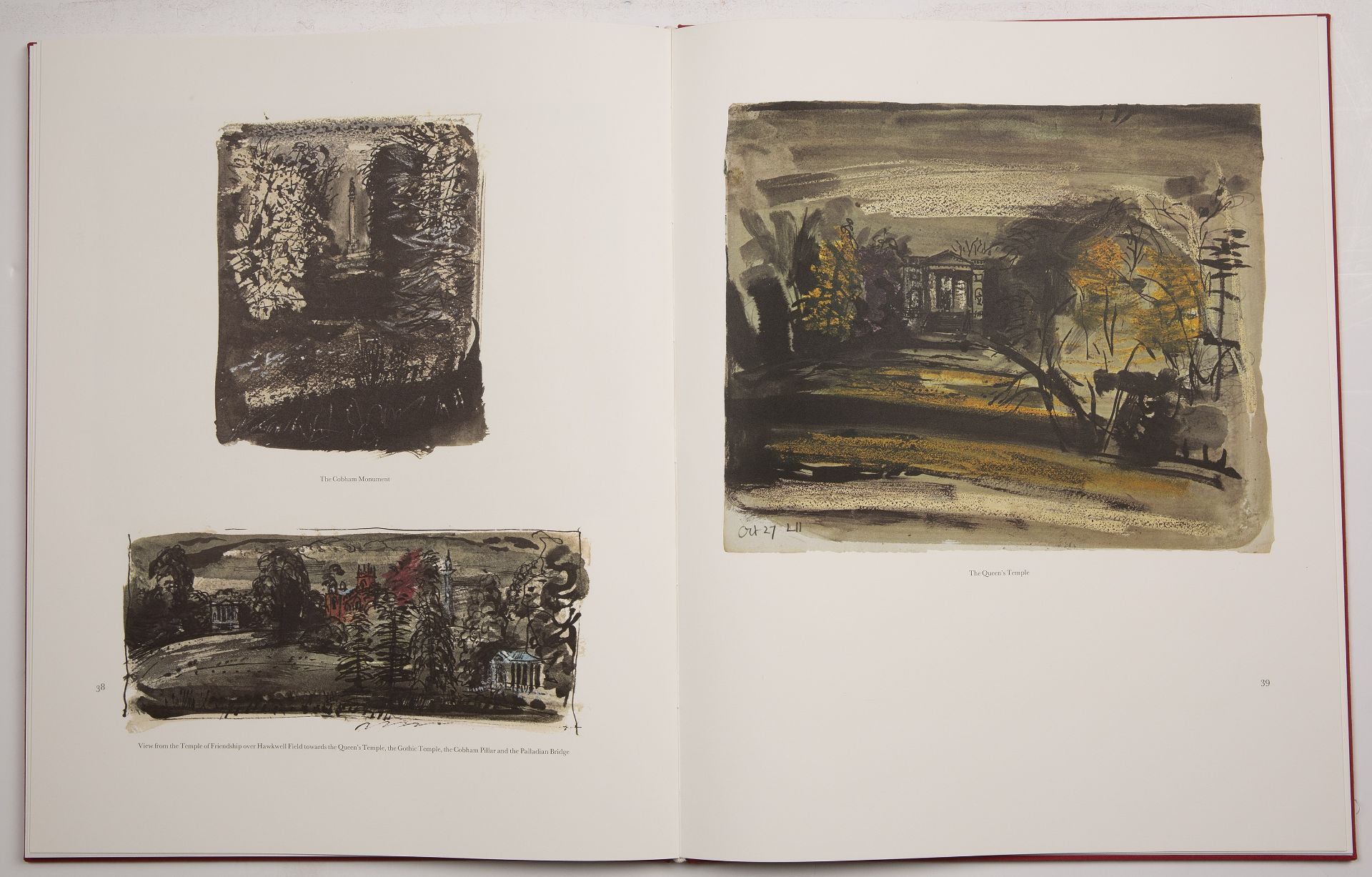 John Piper (1903-1992) Stowe, 1983 with forward by the artist and commentary by Mark Girouard signed - Bild 4 aus 6