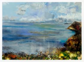 Kurt Jackson (b.1961) Fowey Mouth from Pencarrow Head, 2023 131/200, signed, dated, and numbered