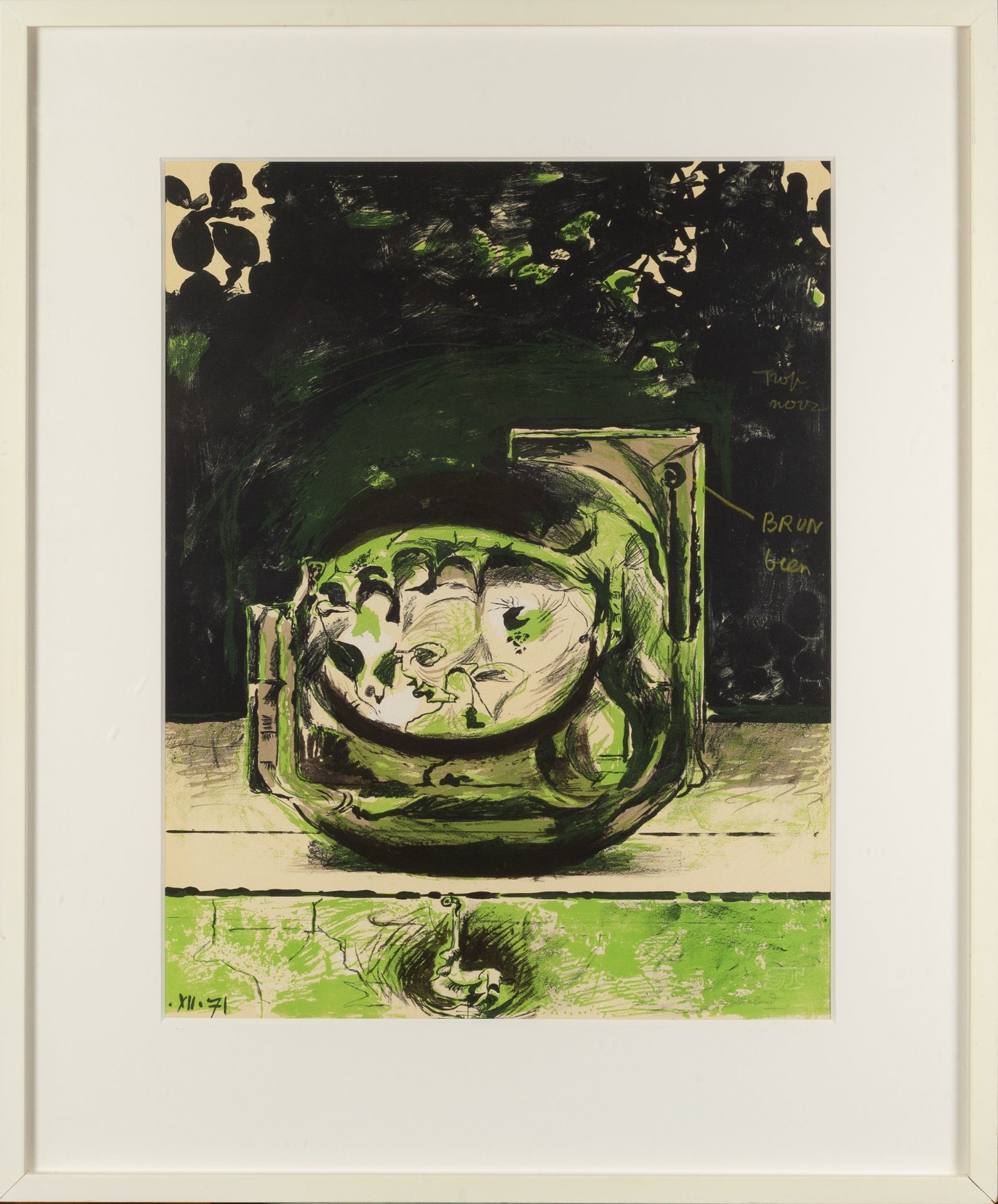 Graham Sutherland (1903-1980) The Rock I, 1973-4 lithograph 62 x 56cm. Provenance: Goldmark Gallery, - Image 2 of 3