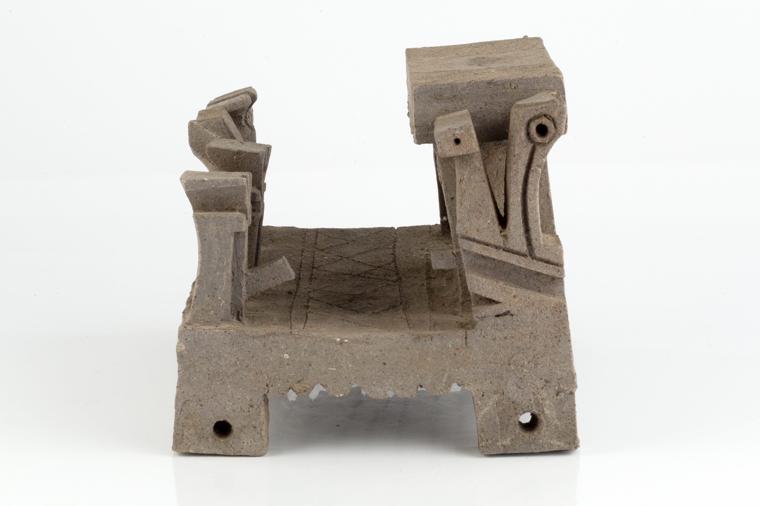 Ian Godfrey (1942-1992) Altar stoneware 17cm high, 22cm wide. - Image 3 of 4