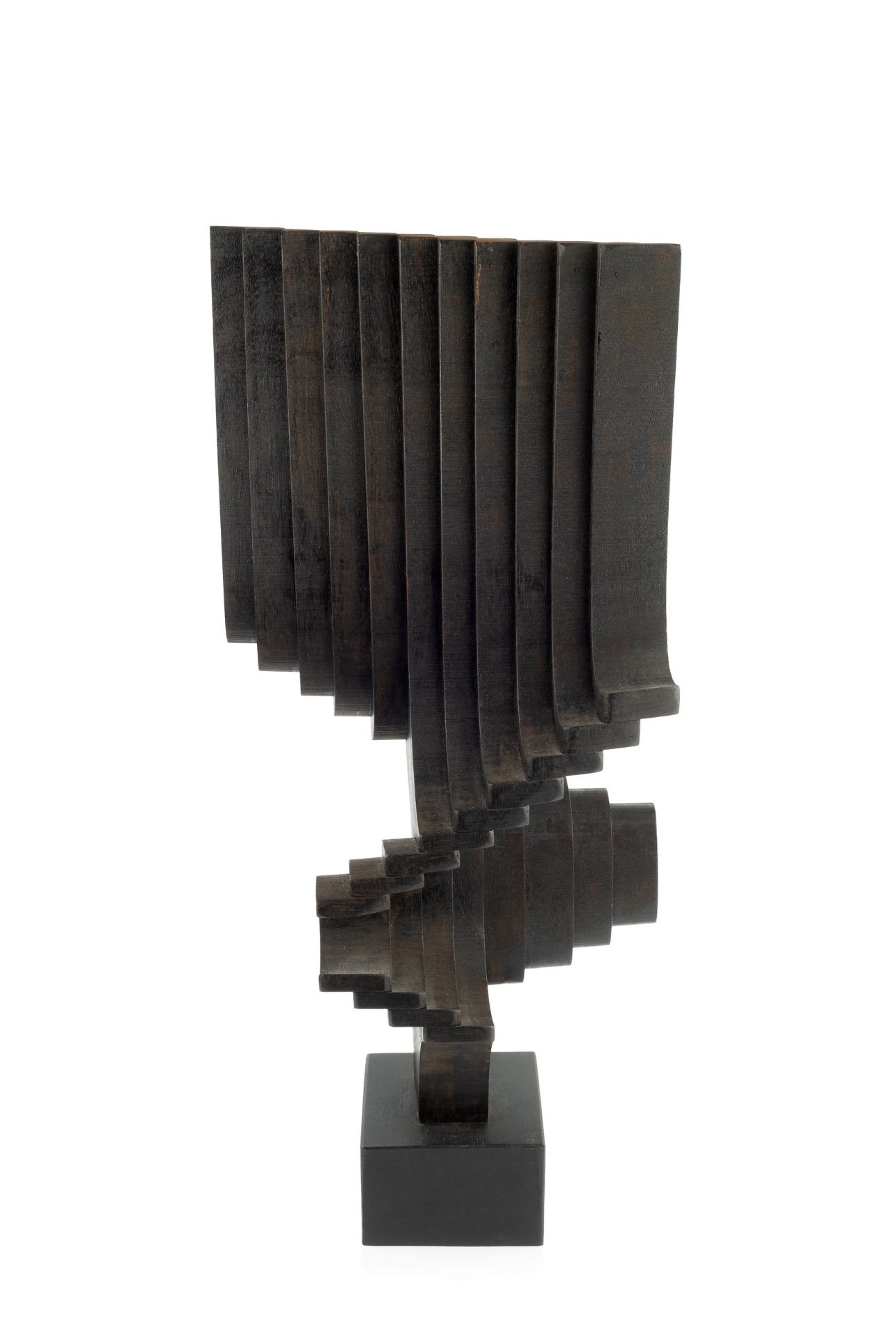 Brian Willsher (1930-2010) Untitled, 1969 signed and dated carved wood 68cm high.