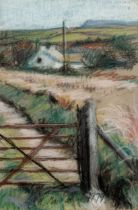 James MacKeown (b.1961) House at Strumble, 1979 signed and dated (lower) pastel 22 x 14cm.