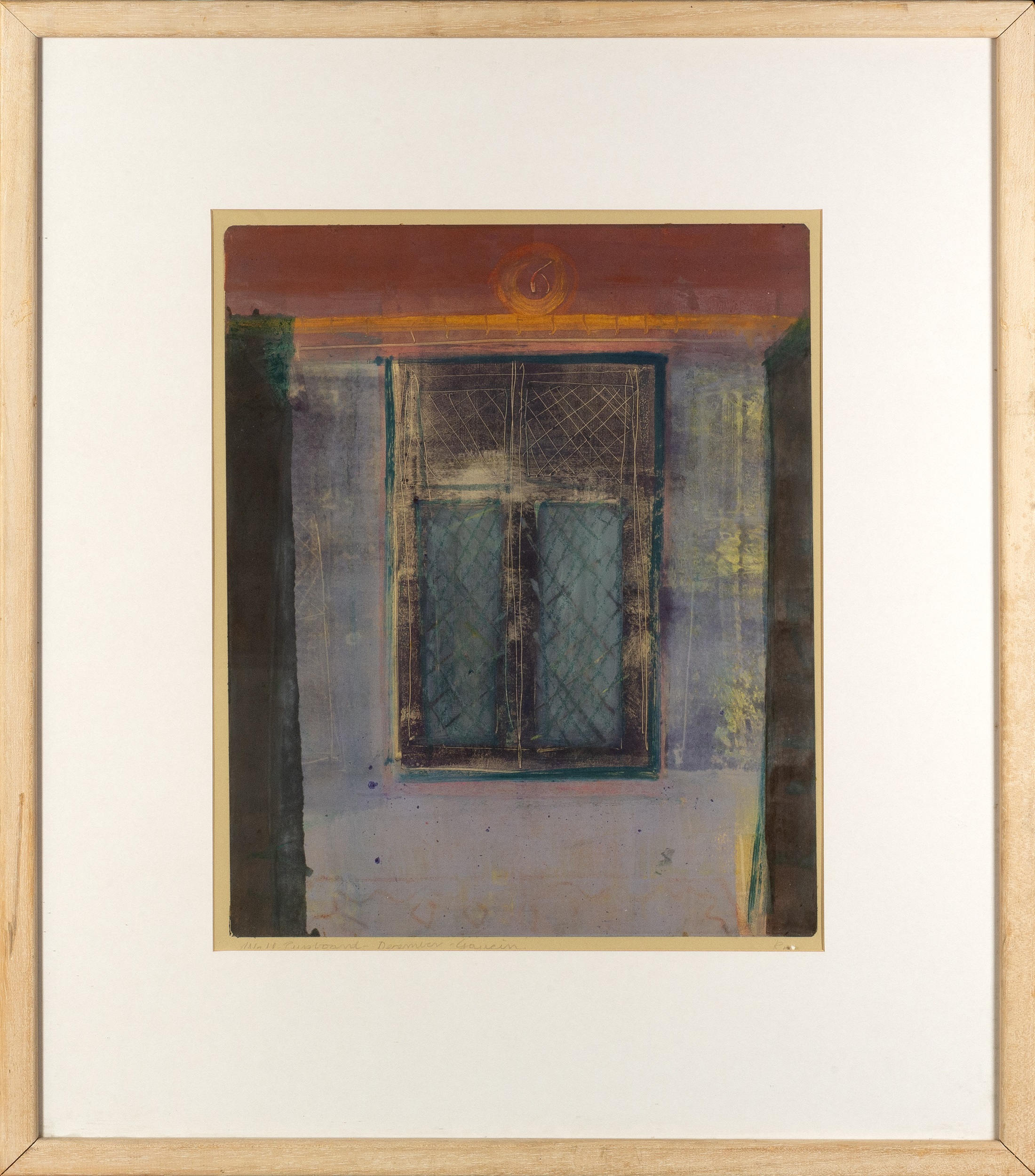 Barbara Rae (b.1943) Wall Cupboard, December, Gaucin signed and titled in pencil (in the margin) - Image 2 of 3