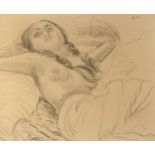 Jacob Epstein (1880-1959) Sunita signed (upper right) pencil on paper 45 x 54cm. Provenance: Roland,