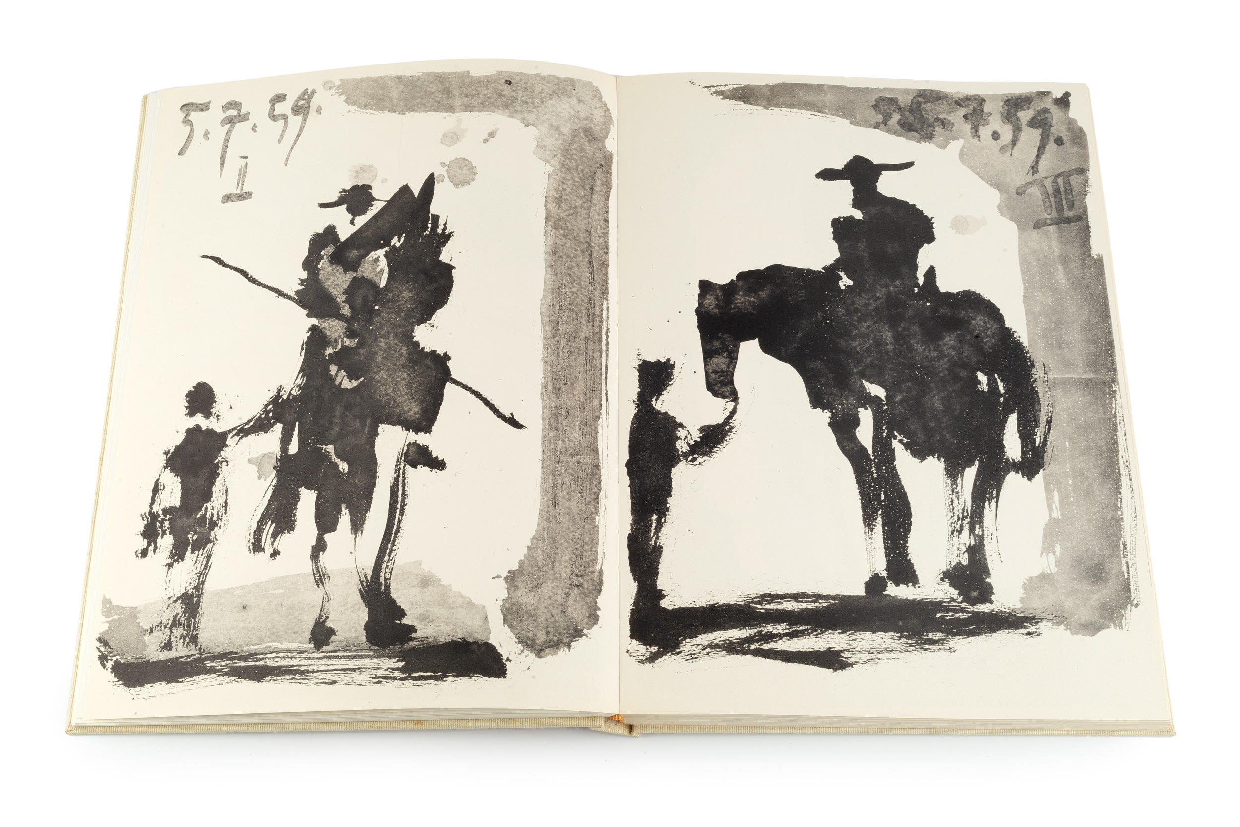 Pablo Picasso (1881-1973) Toros y Toreros portfolio Italian edition published by Cercl d'Arts - Image 3 of 5