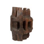 Branko Ružić (1919-1997) Fortresse,1965 signed carved wood 86cm high. Provenance: The Circle