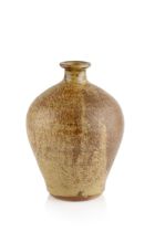 Shigeyoshi Ichino (1942-2011) Vase stoneware, with a mottled iron glaze 24cm high.