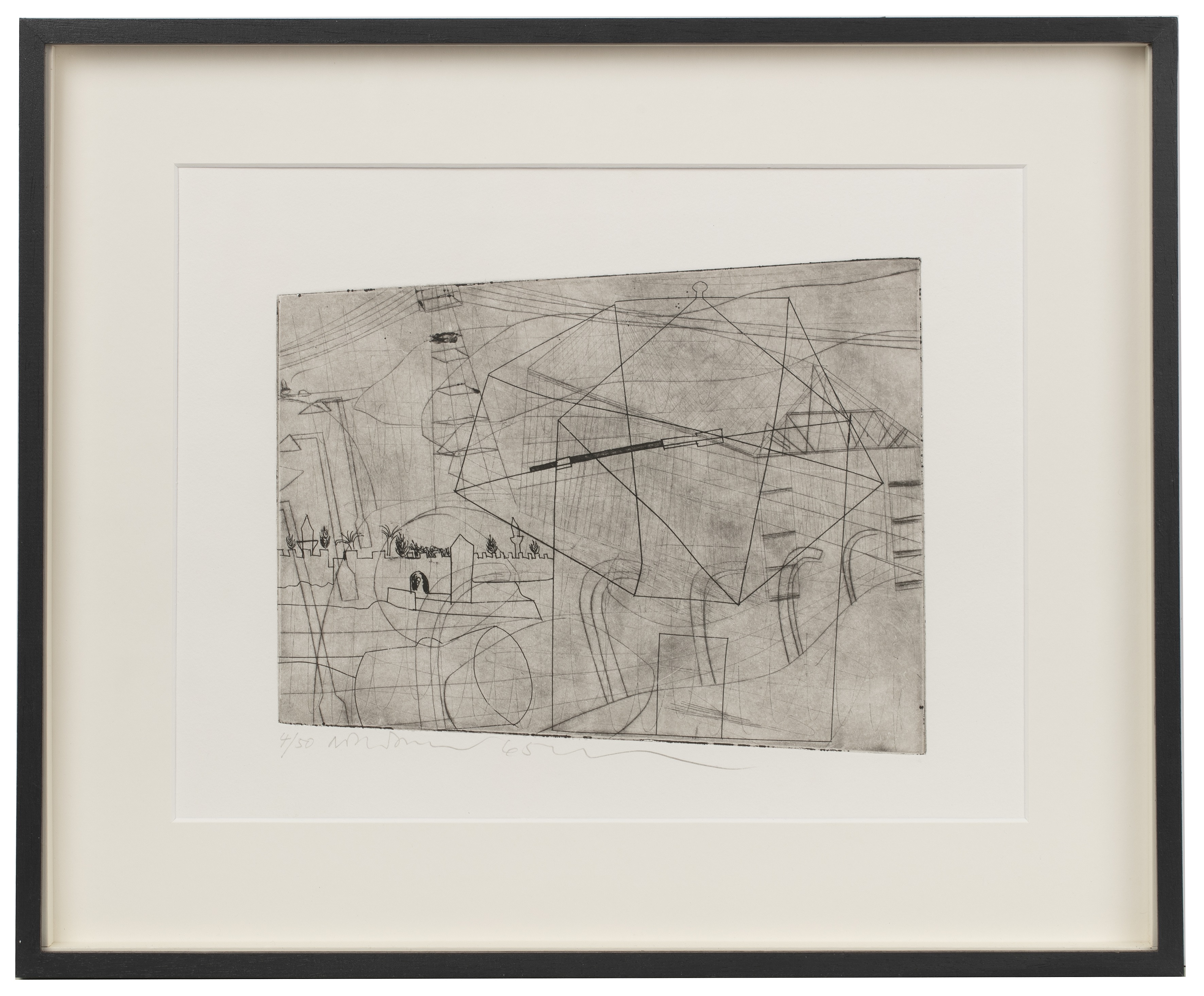 Ben Nicholson (1894-1982) Moonshine,1965/6 4/50, signed and numbered in pencil (in the margin) - Image 2 of 8