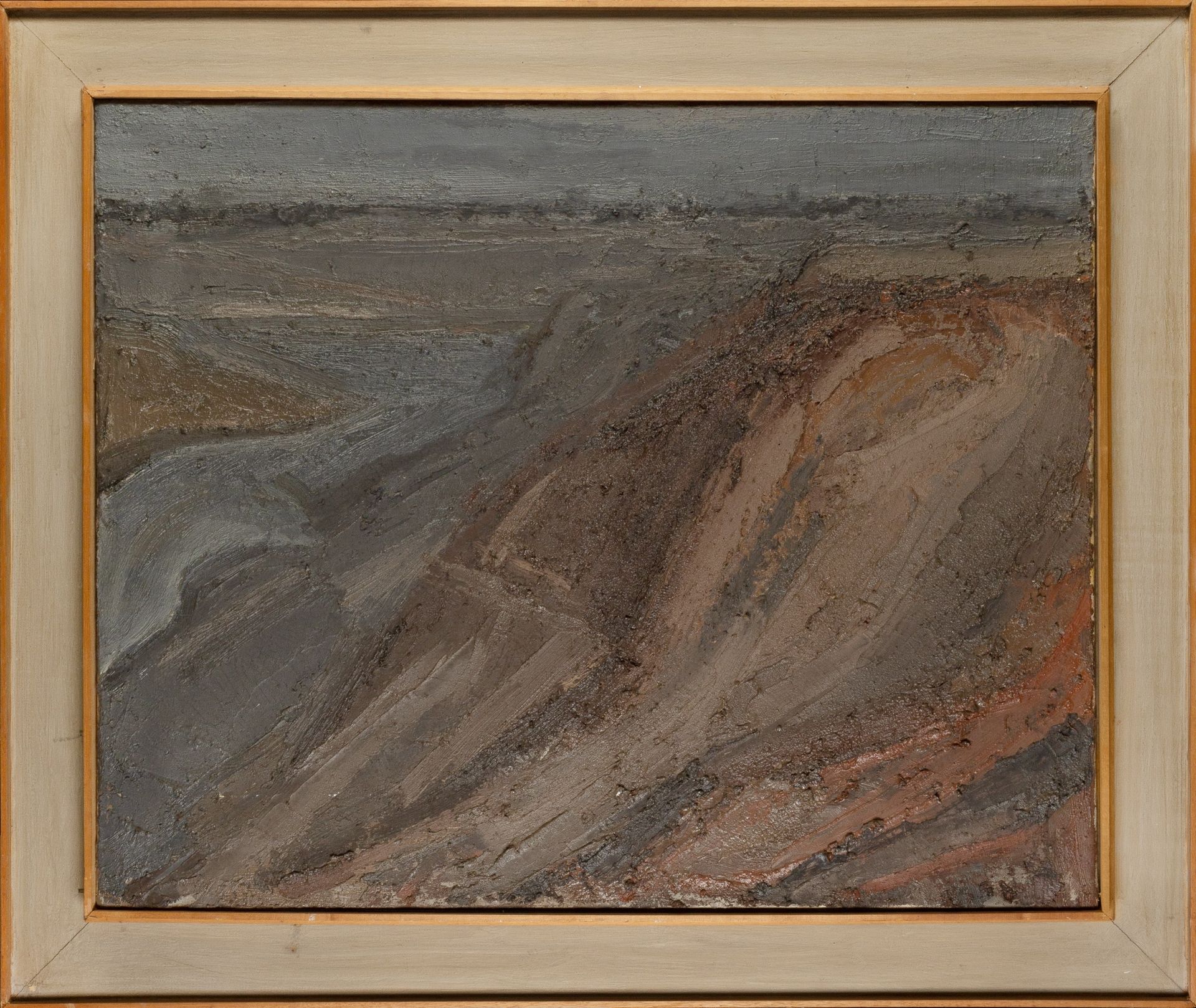 Jeff Clarke (b.1934) Quarry II oil on canvas 61 x 76cm. Provenance: Bear Lane Gallery, Oxford, - Image 2 of 3