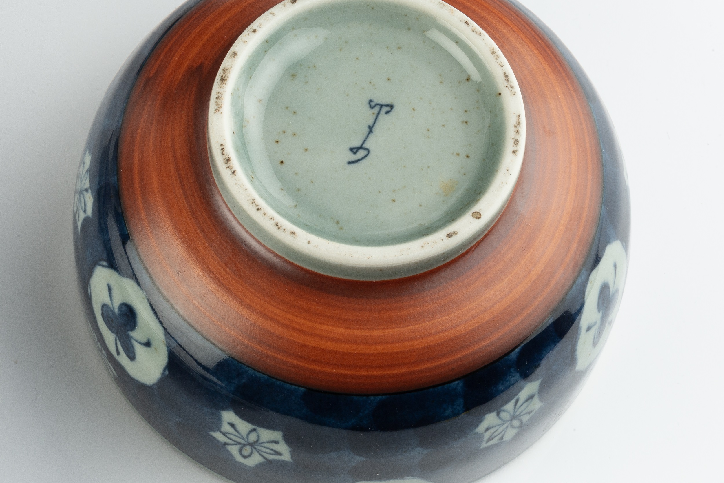 Jane Hamlyn (b.1940) Square platter blue salt glaze impressed potter's seal 38cm wide; together with - Image 3 of 4