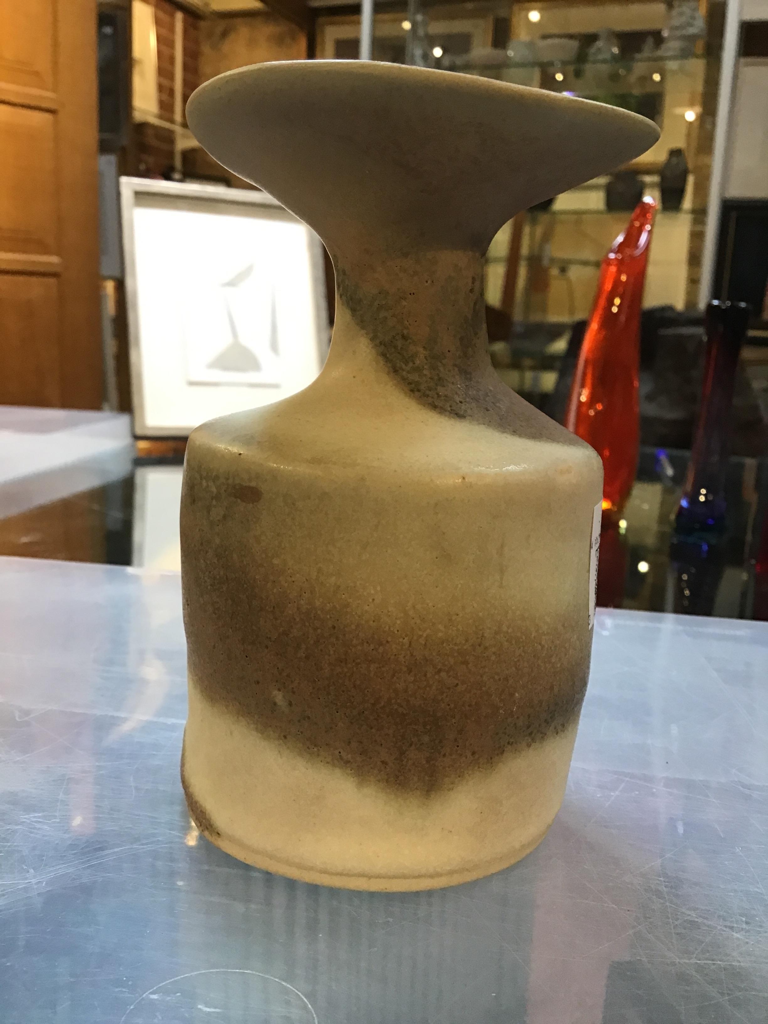 Lucie Rie (1902-1995) Vase swirled pale glazes impressed potter's seal 12.2cm high. There does not - Image 12 of 20