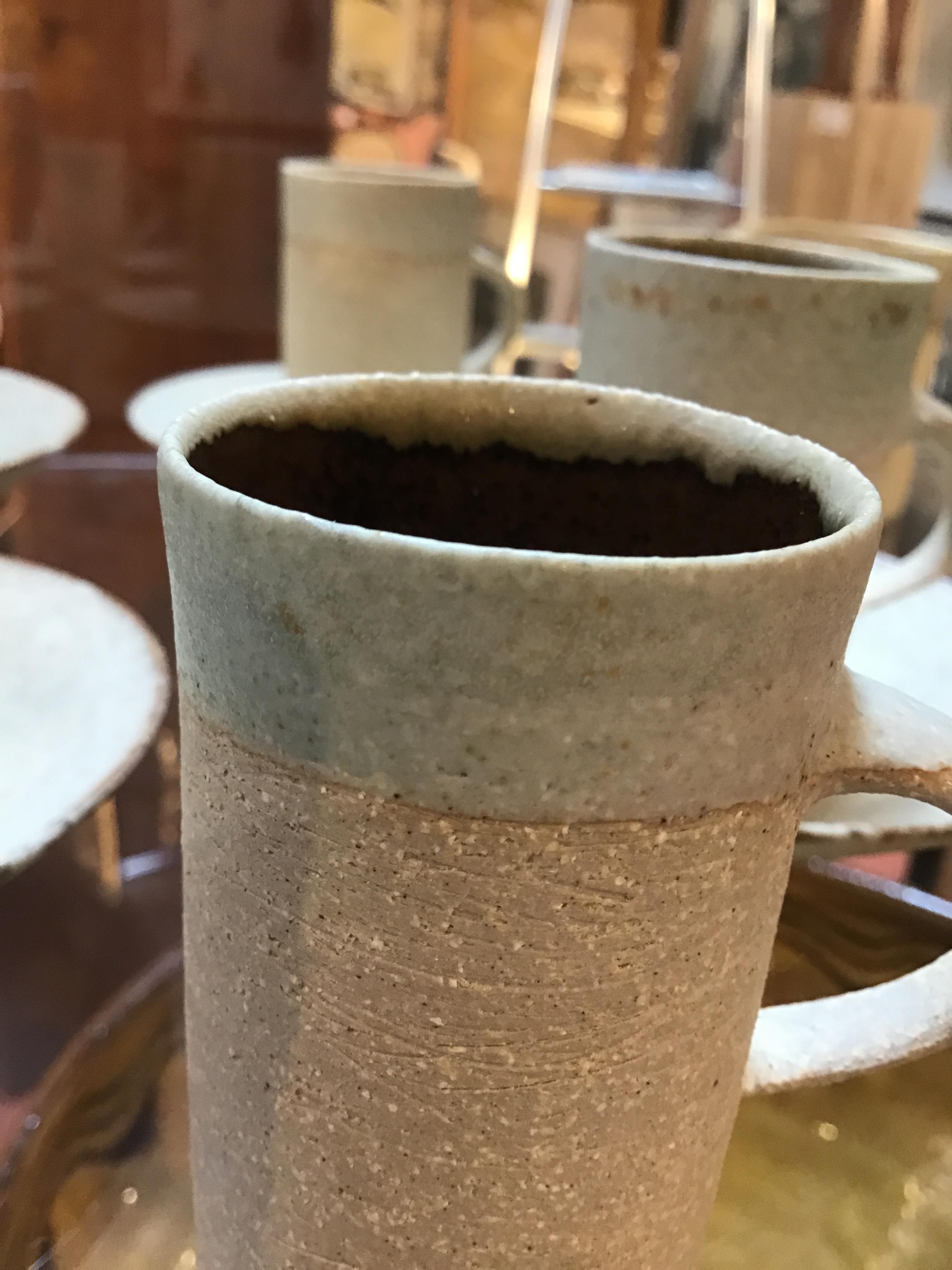 Ruth Duckworth (1919-2009) Coffee set stoneware, with pale glaze comprising 20 pieces in total pot - Image 5 of 11