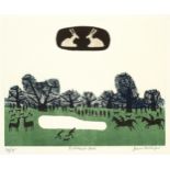 Julian Trevelyan (1910-1998) Richmond Park, 1969 74/75, signed and numbered in pencil (in the