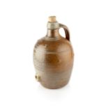 Ray Finch (1914-2012) at Winchcombe Pottery Cider Flagon salt-glaze impressed potter's seal 38cm