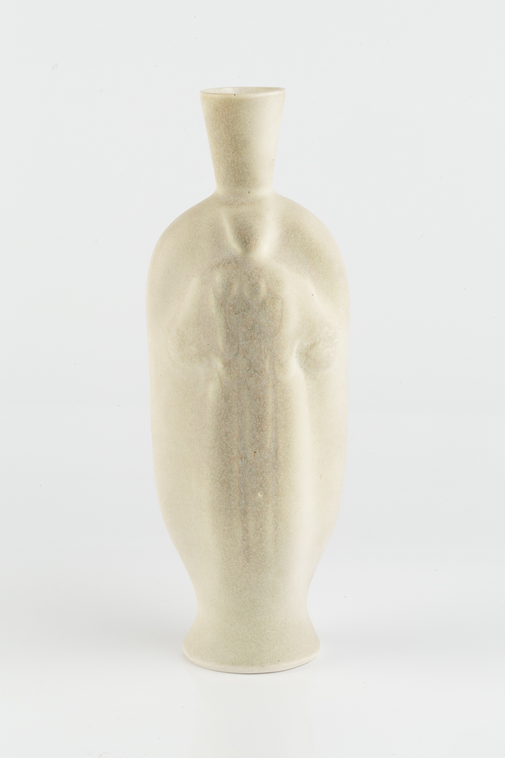 Geoffrey Eastop (1921-2014) Figural vase porcelain incised signature 23.5cm high. - Image 2 of 3