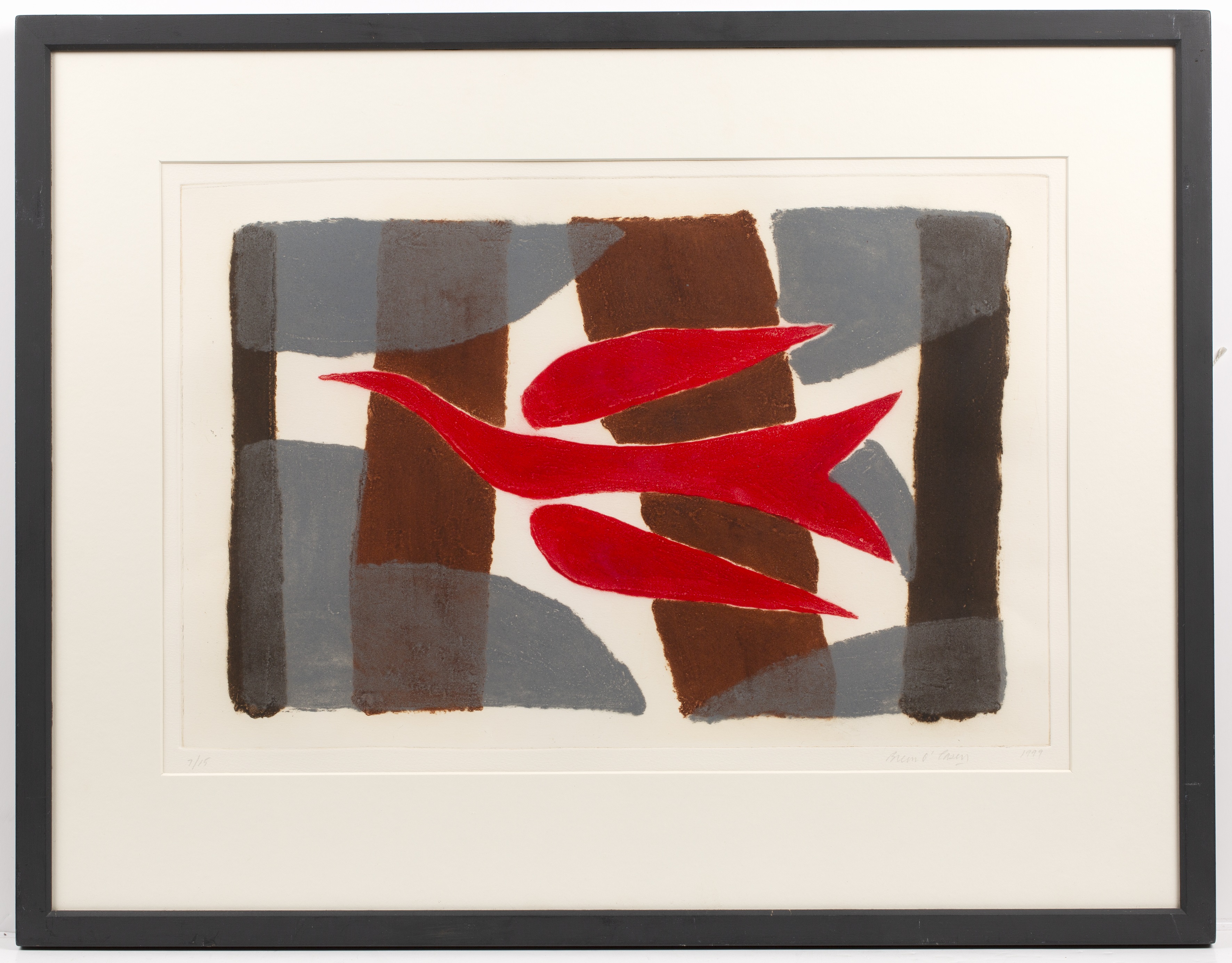 Breon O'Casey (1928-2011) Red Bird, 1999 7/15, signed, dated, and numbered in pencil (in the margin) - Image 2 of 10