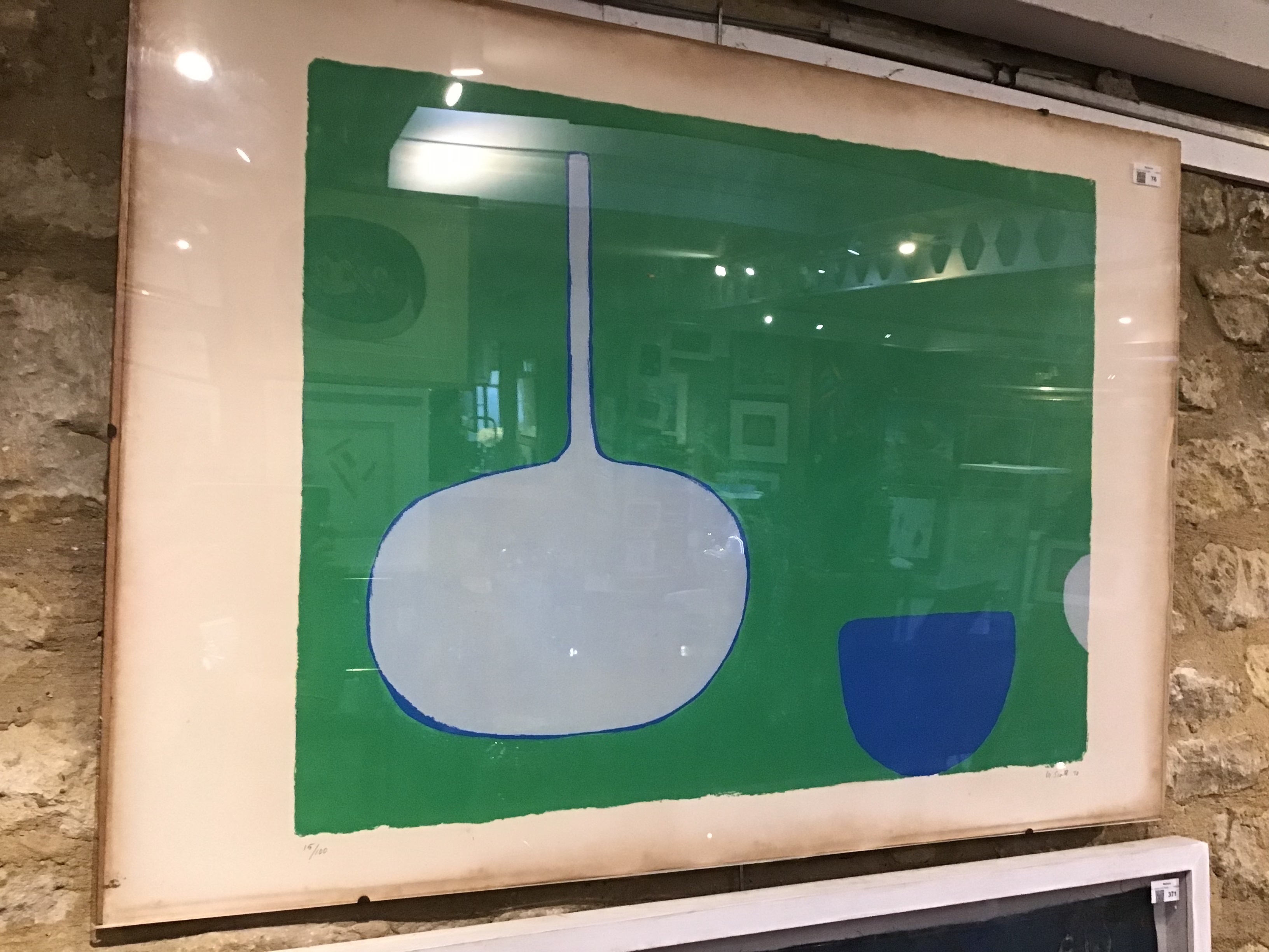 William Scott (1913-1989) Bottle and Bowl, Blues on Green, 1970 15/100, signed, dated, and - Image 11 of 13