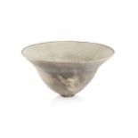 Manner of David Roberts (b.1947) Large bowl raku with crackled glaze interior 32cm high, 58cm