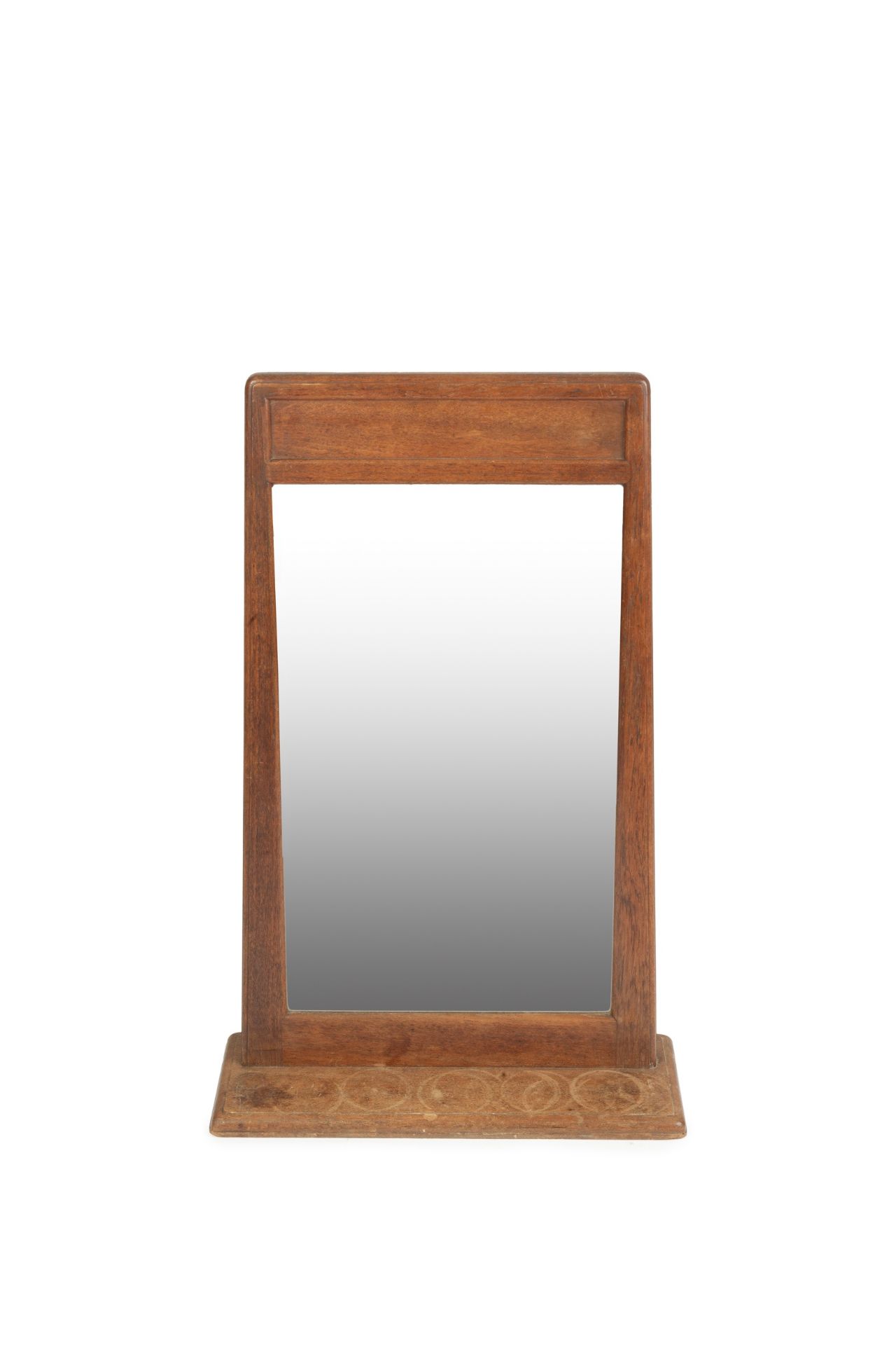 Betty Joel (1894-1985) at Token Hand-Made Furniture Mirror, 1929 oak and bevelled glass original