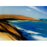 Neil Canning (b.1960) Inlet, 1997 signed and dated (to reverse) oil on board 34 x 68cm.