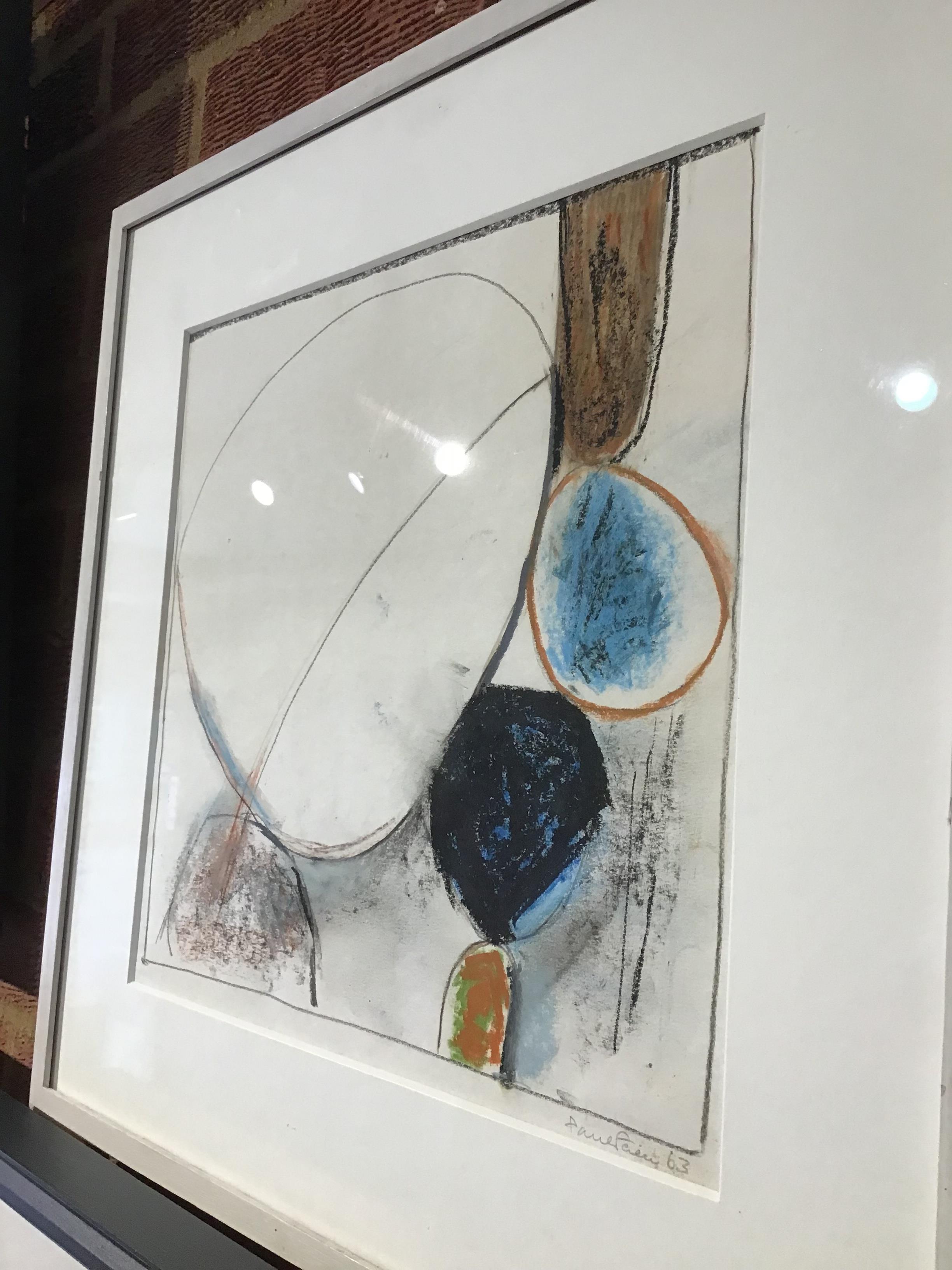 Paul Feiler (1918-2013) Dissected Oval, 1963 signed and dated (lower right) pastel on paper 30 x - Image 9 of 12